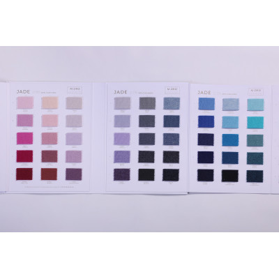 New Arrival 100% pure cashmere color cards for fall and winter with color cards China manufacturer