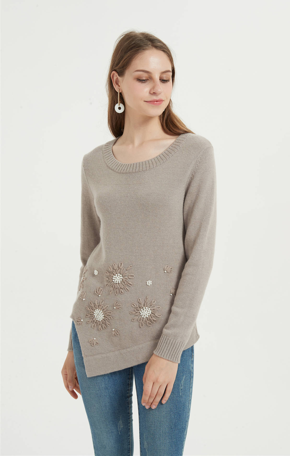 pull femme en cachemire