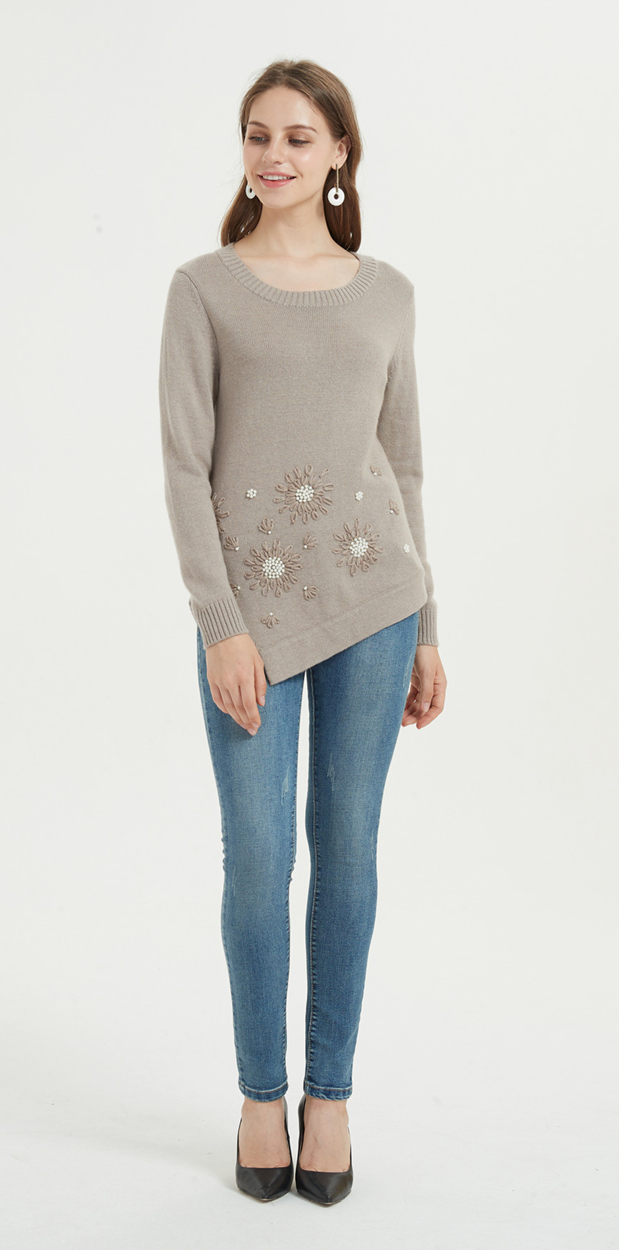 maglione da donna in cashmere