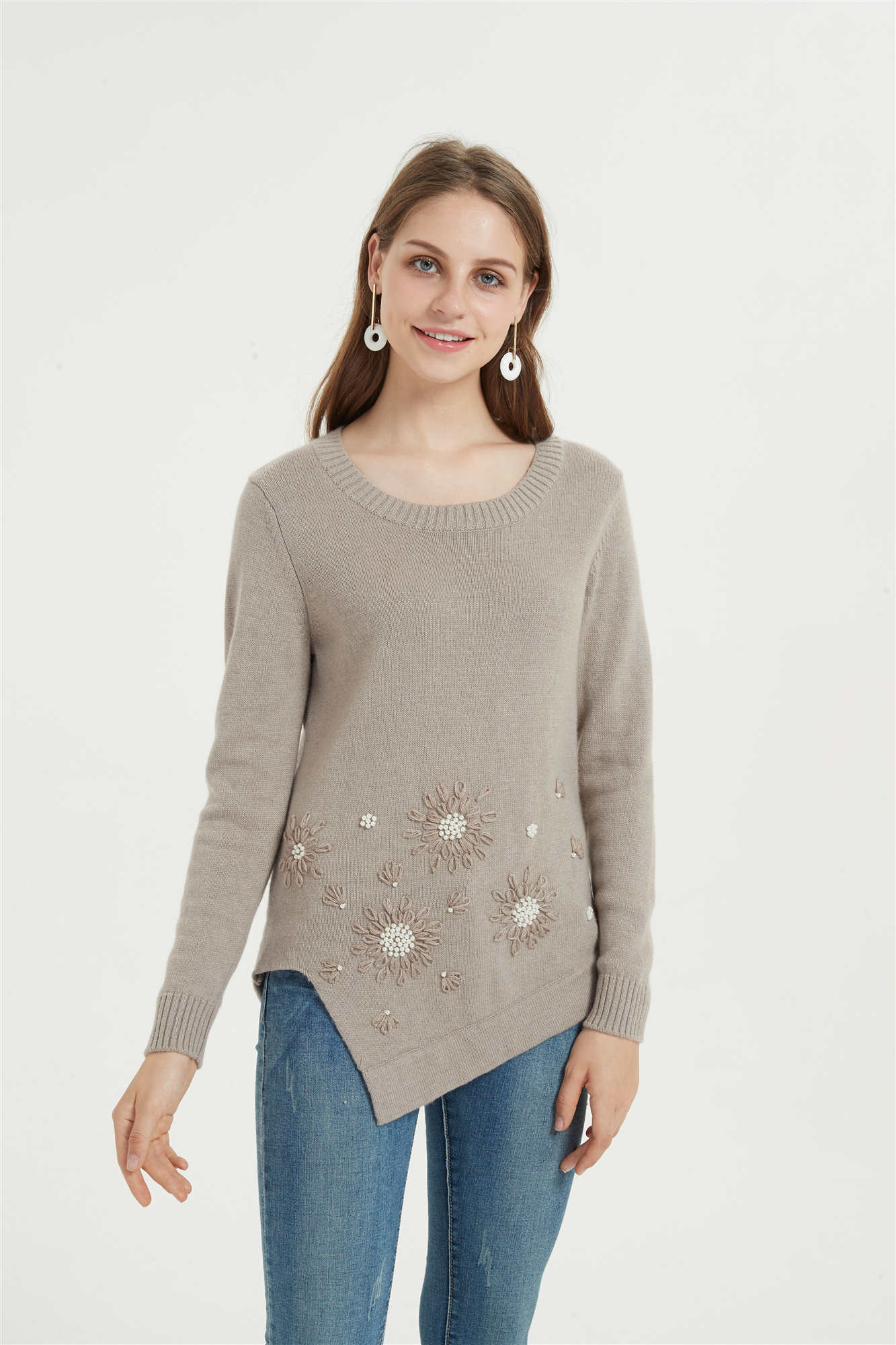 pull femme en cachemire