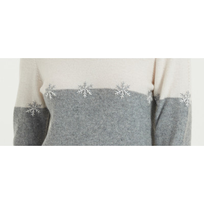wholesale high quality women pure cashmere sweater with oem service in cheap price