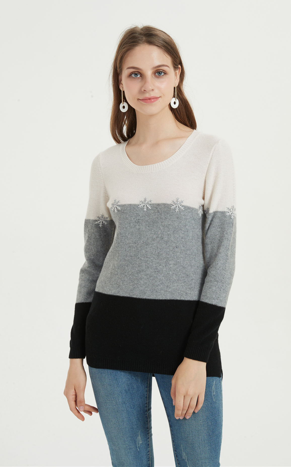 pull femme en cachemire