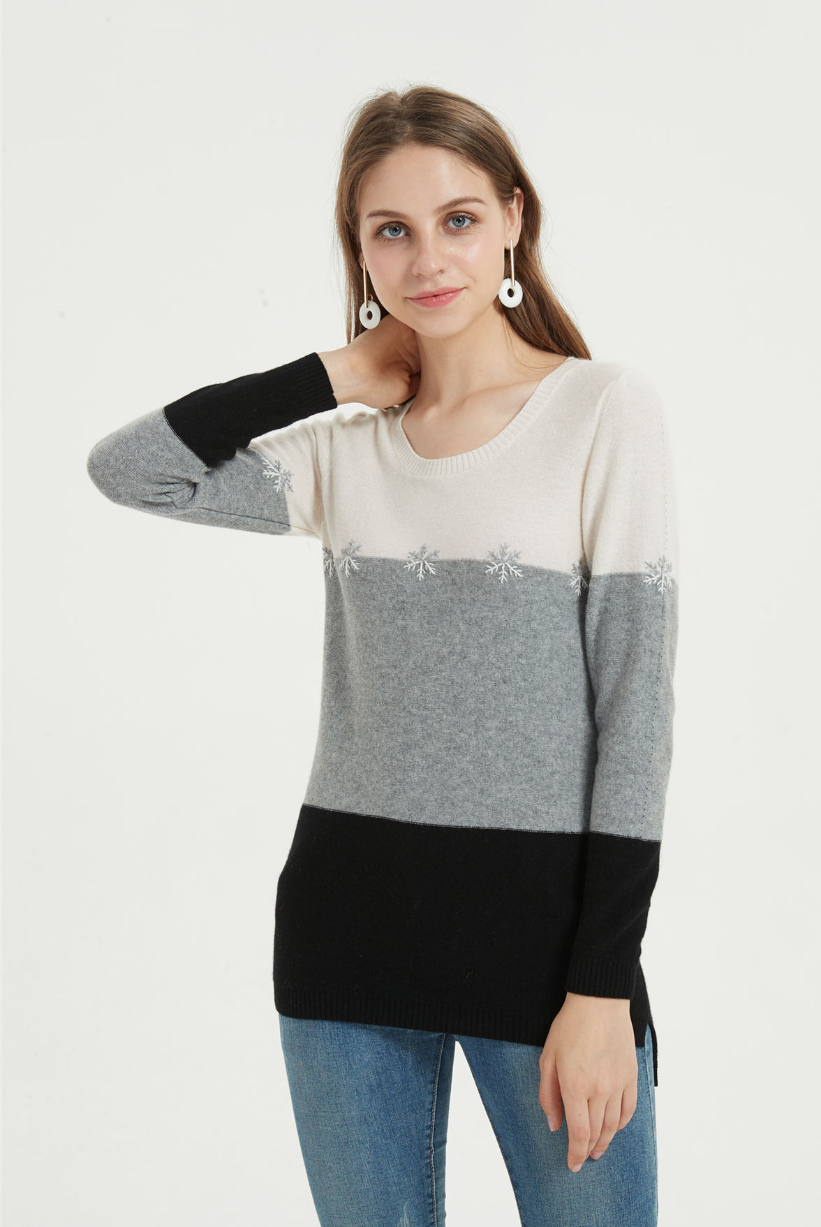 pull femme en cachemire