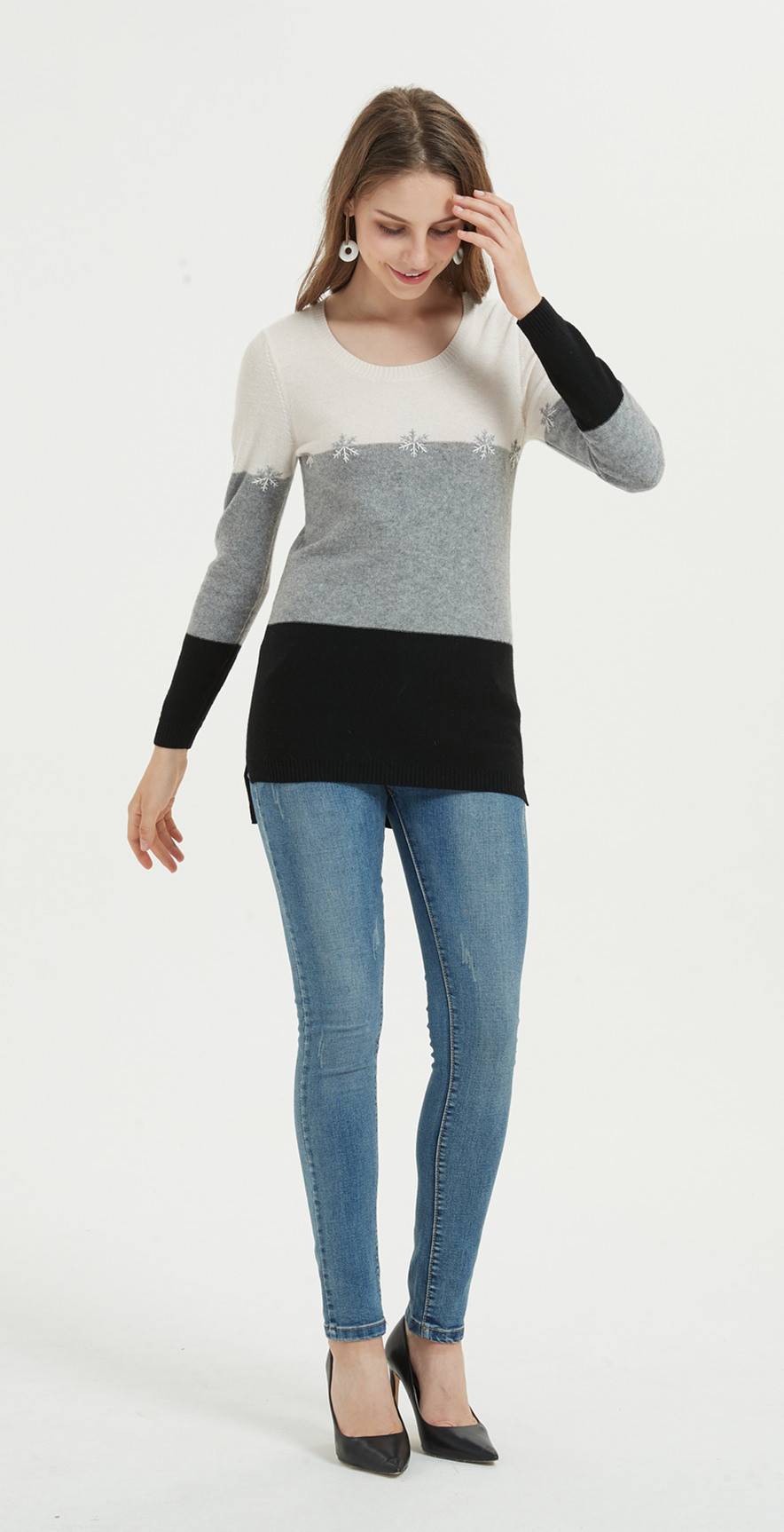 maglione da donna in cashmere