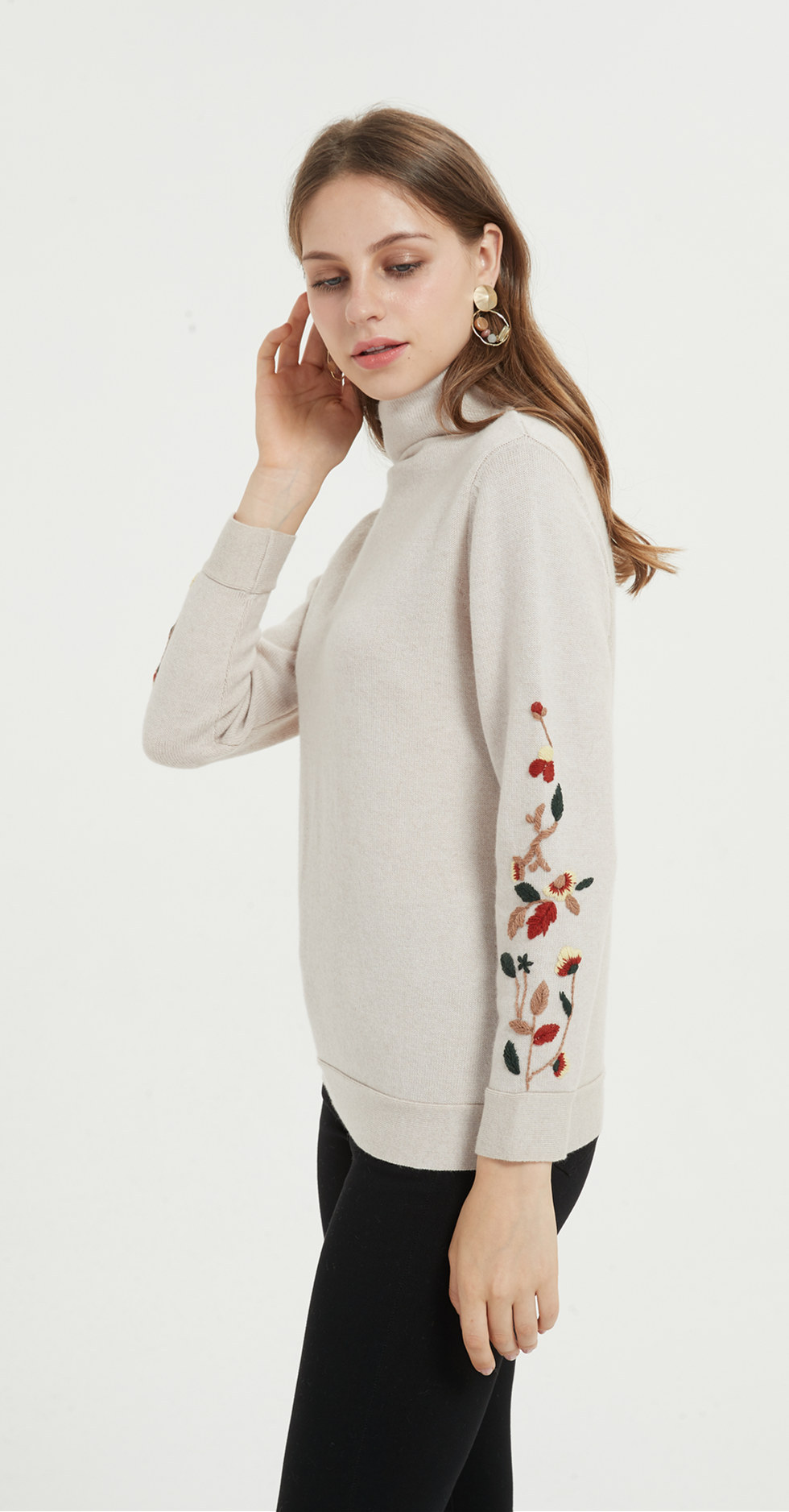 pull femme en cachemire