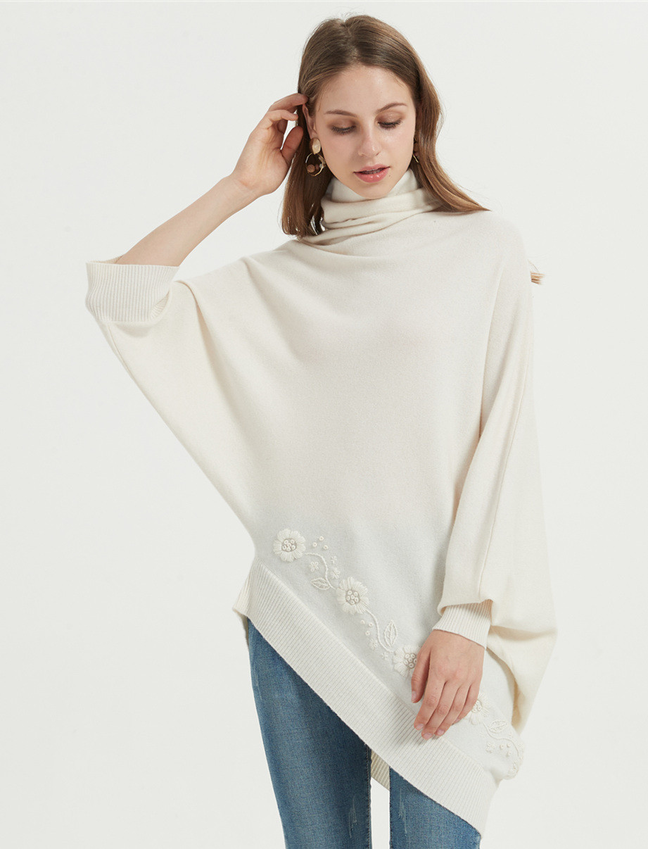 cashmere ladies poncho