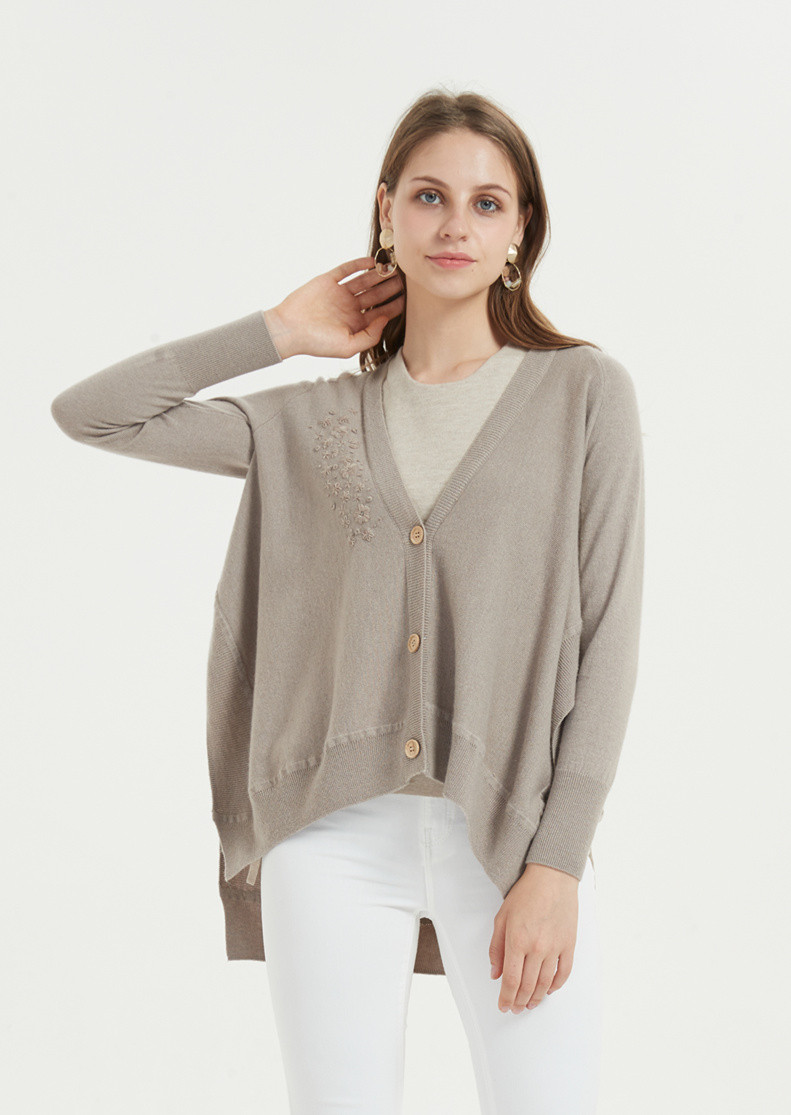 cardigan da donna in cashmere