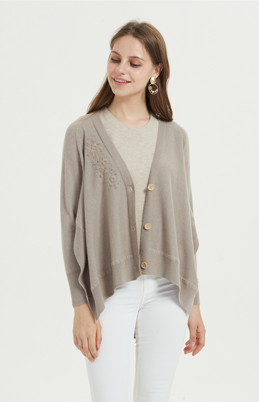 cardigan da donna in cashmere