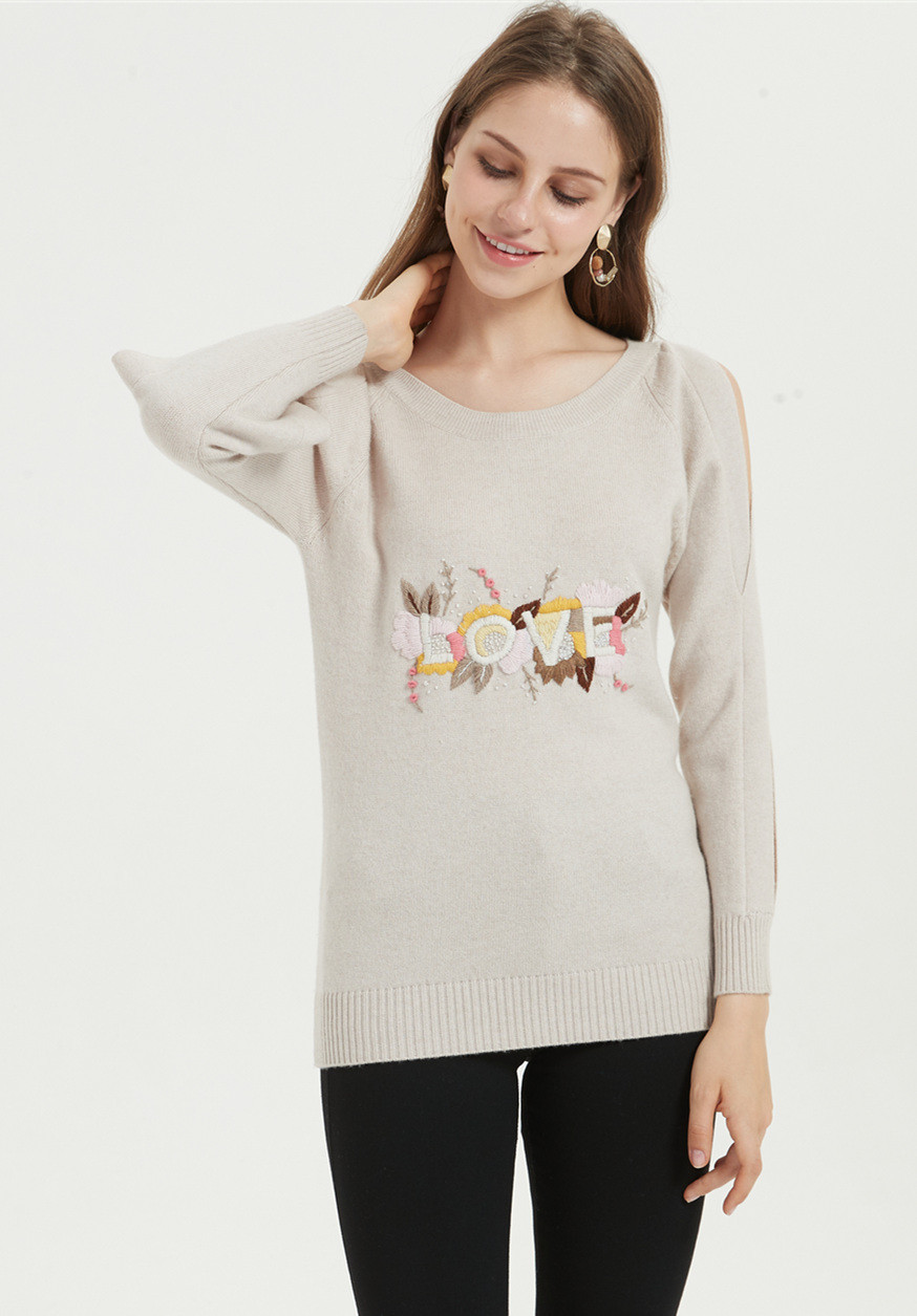 pull femme en cachemire