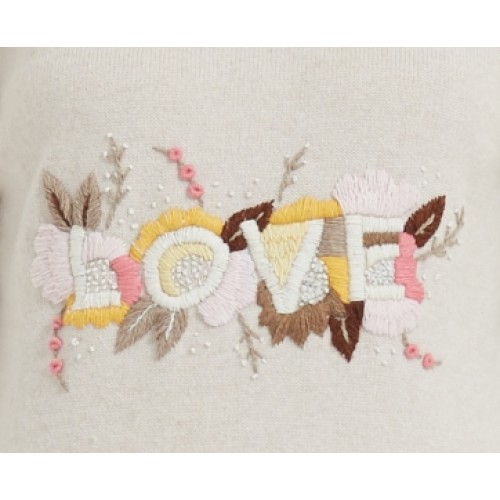 Hand embroidery and computer embroidery