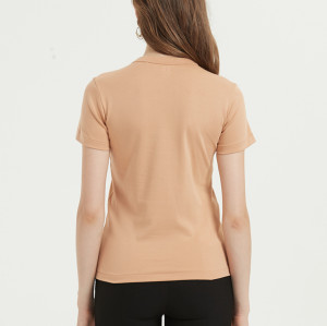 lässiges Damen-T-Shirt aus Baumwollmischung mit verschiedenen Farben erhältlich