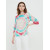 wholesale women latest tie dye printing silk cashmere sweater in reasonable price