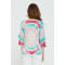 High quality  women latest tie dye printing silk cashmere sweater in reasonable price