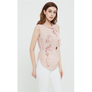 maglione da donna in puro cashmere con design alla moda disegnato a mano