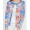 High quality wholesale women latest tie dye printing silk cashmere cardigan in reasonable price