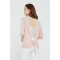 High quality wholesale women latest hand printed silk cashmere cardigan in low price