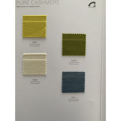 Ewsca cashmere blend colors cards with all materials for spring