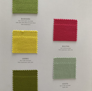 Tarjetas de colores de mezcla de cachemira Ewsca con todos los materiales para la primavera