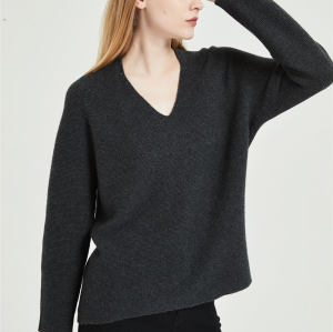 nuevo diseño de suéter de mujer de cachemira pura con tecnología perfecta
