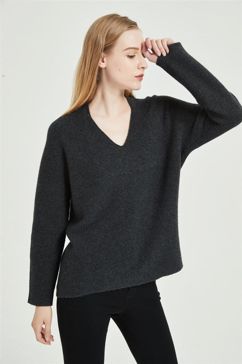 nuevo diseño de suéter de mujer de cachemira pura con tecnología perfecta