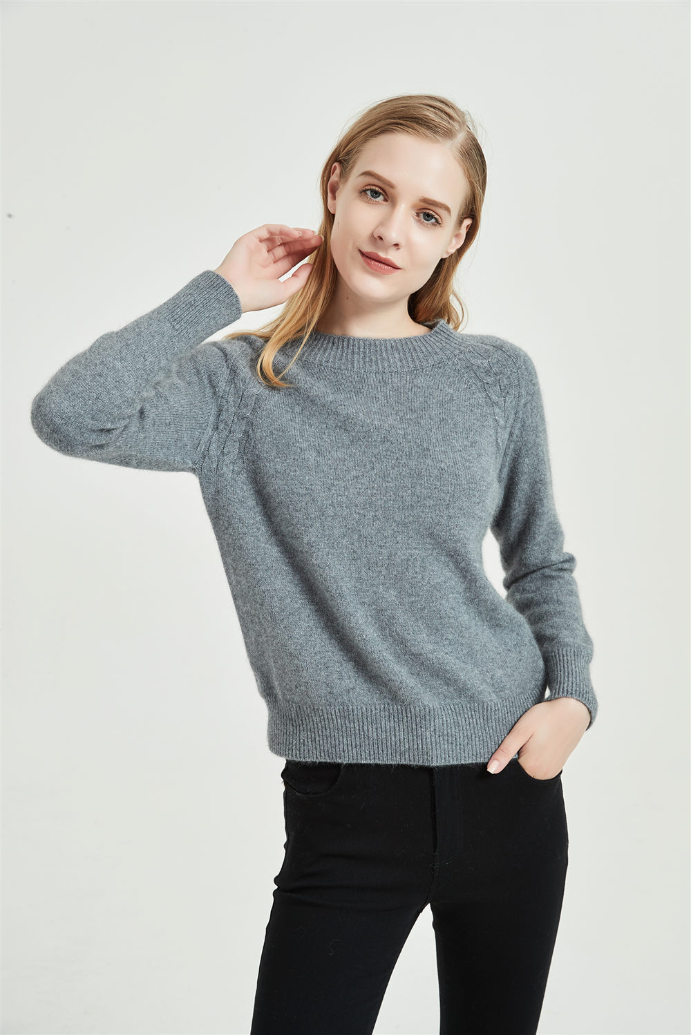wholesale high quality cashmere sweater with seamless tech in low price ...