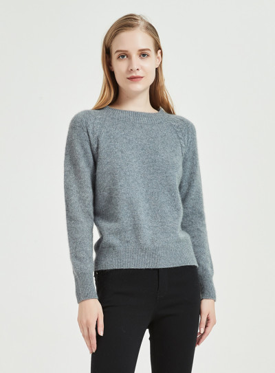 nuevo suéter de mujer de cachemir puro con tecnología sin costuras