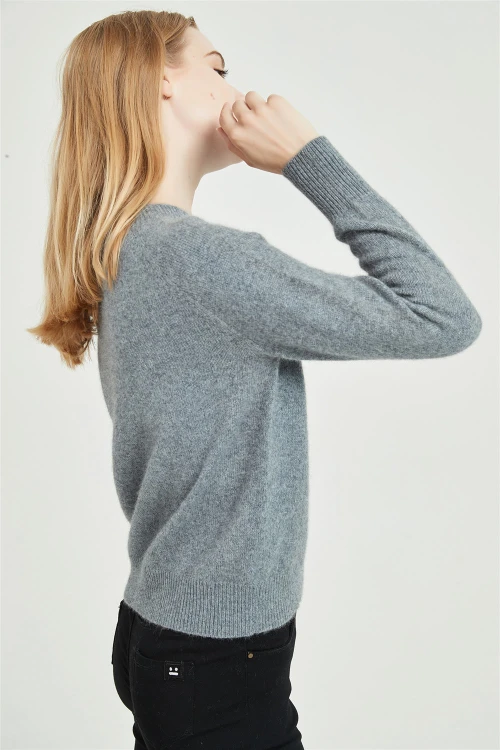 custom design high quality cashmere sweater with seamless tech in low price