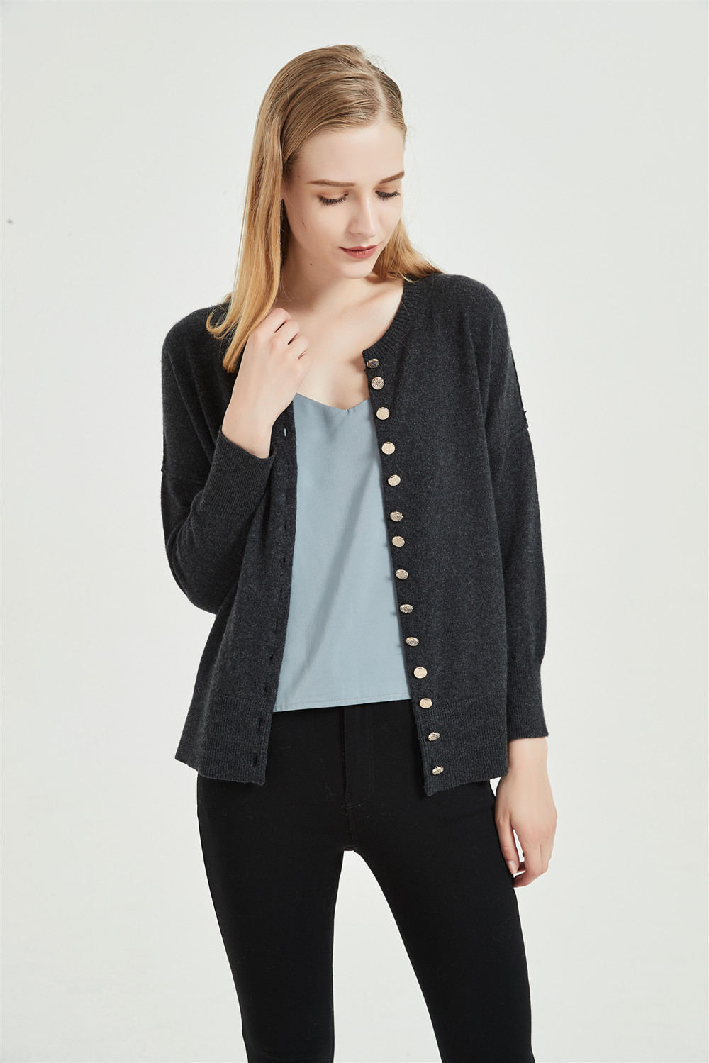 cardigan da donna in cashmere