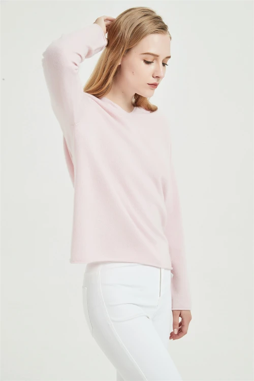 wholesale chinese cashmere sweater supplier women seamless cashmere sweater with cheap price