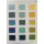 Ewsca spring nuevas tarjetas de colores elegantes con mezcla de seda y cachemir