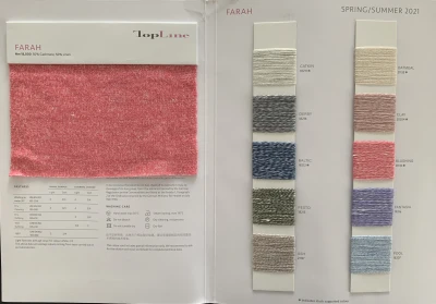 Sustainable Luxury 50%Cashmere 50%Linen Fancy Yarn