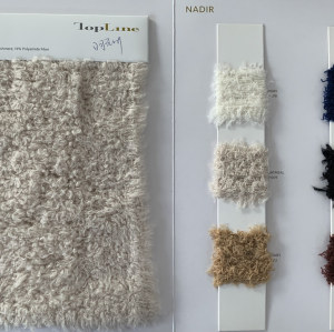 Lujo sostenible 60% lana mercerizada 26% cachemira 14% hilo de fibra de poliamida