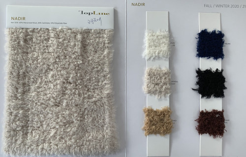 Lujo sostenible 60% lana mercerizada 26% cachemira 14% hilo de fibra de poliamida