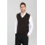 Wholesale men's long Sleeve V-neck cashmere vest for Fall Winter EM16W002s OEM China supplier