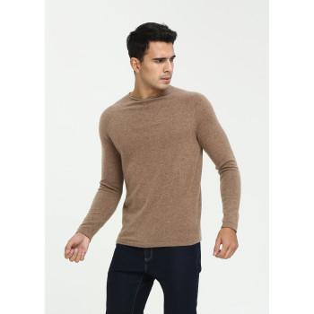 Customized new design men long sleeve crew neck cashmere sweater for fall winter with cheap price