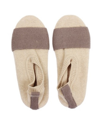 Wholesale high-end luxury pure cashmere slippers for women