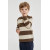 Custom design wholesale boy's fashion stripped round neck pure cashmere jumper from Chinese factory