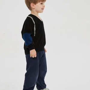 Wholesale boy's high quality v-neck 100%cashmere pullover sweater in cheap price by Chinese vendor