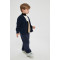 Private label boy's pure cashmere cardigan sweater with pockets in high quality from Chinese factory