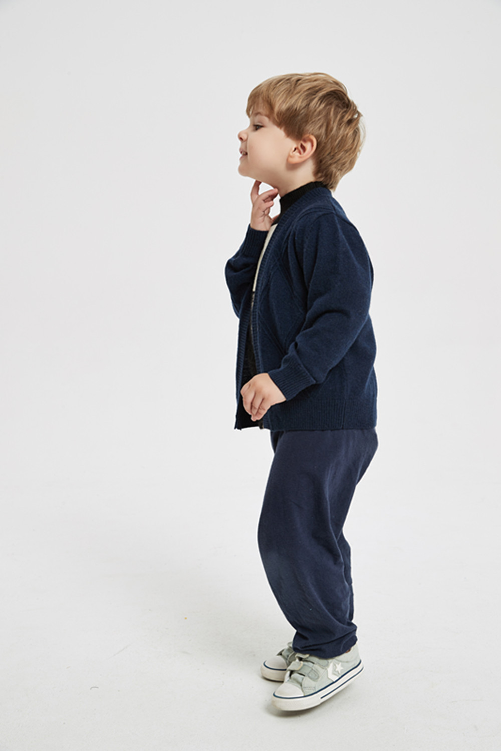 boy cashmere cardigan