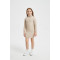 ODM high end girl's long pure cashmere sweater dress in multi colors from Chinese manufacturer