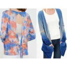 Why you need a special cashmere sweater collection in your fashion store -------Hanging dyeing/tie dyeing/pouring dyeing series
