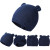 Private Label Small MOQ OEM Design Cute Baby Pure Cashmere Beanie in Solid Color from China