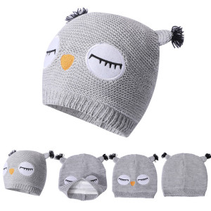 Wholesale OEM Fashion High Quality Kid Cashmere Beanie with Hand Emb From Chinese Vendor