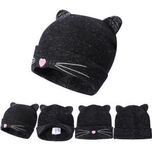 Wholesale New Design High Quality OEM Kid Cashmere Beanie With Lurex From Chinese Manufacturer