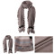 Wholesale OEM Small MOQ High Quality Women Cashmere Scarf with Ruffles From Chinese Supplier
