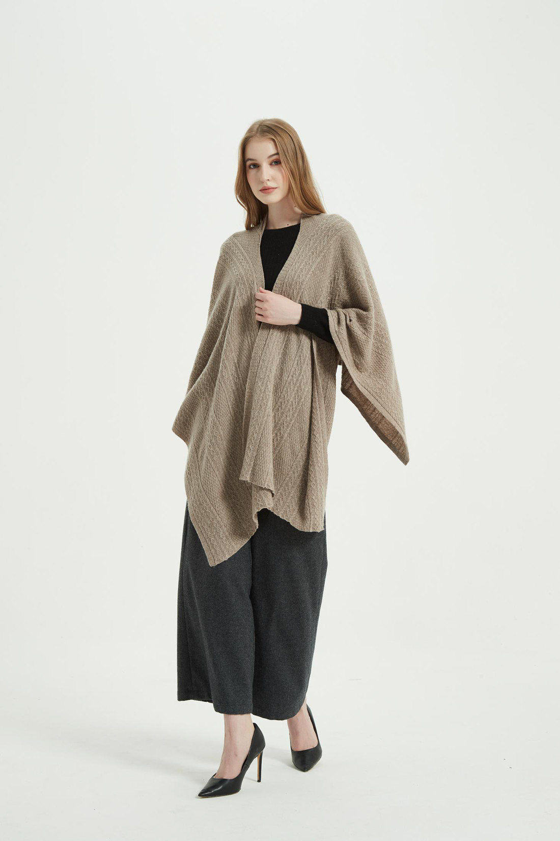 Pure Cashmere Poncho