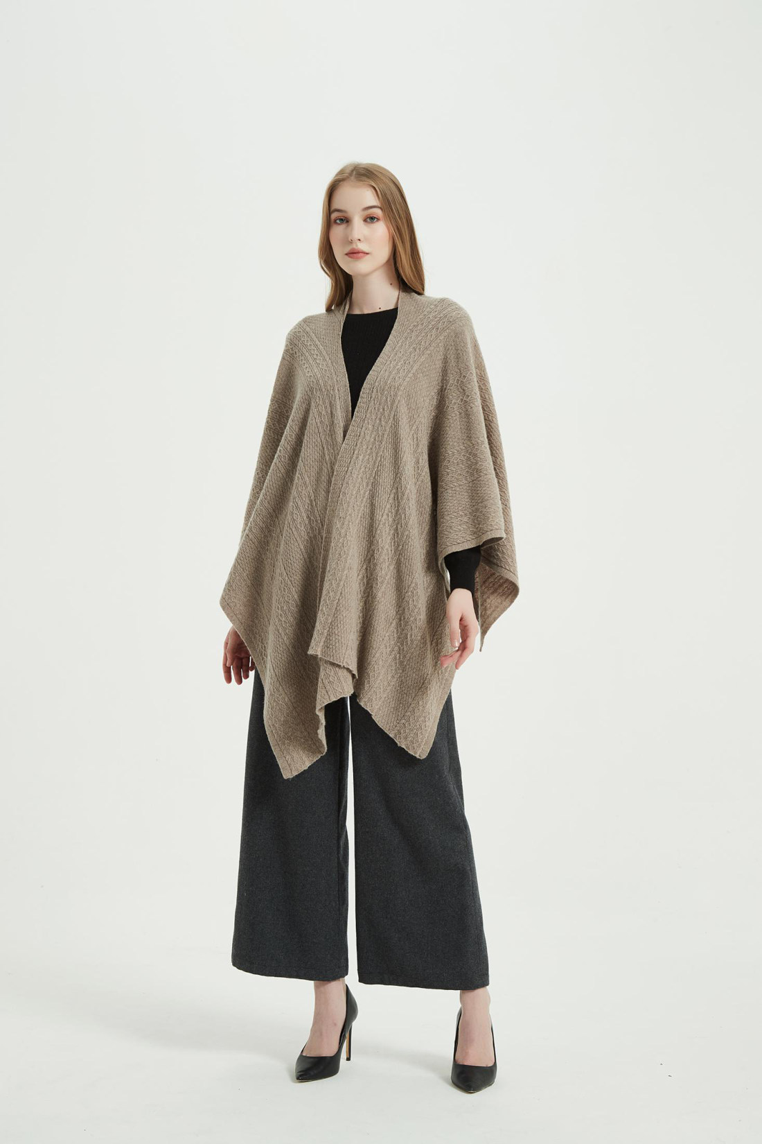 Pure Cashmere Poncho