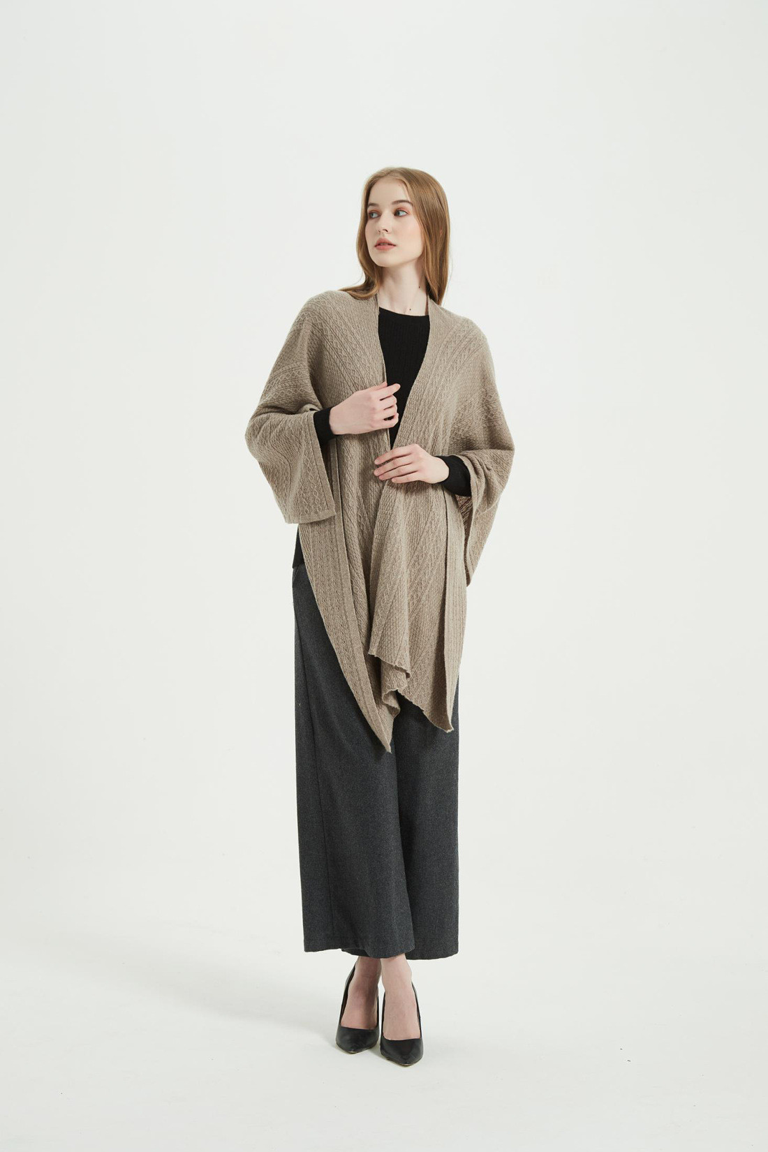 Pure Cashmere Poncho