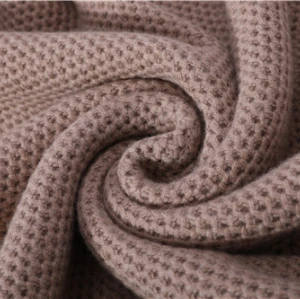 Wholesale nature Color Pure Cashmere knitted pillow in small MOQ and factory price